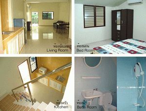 Townhouse1bed1bath for rent near Big C mae-hae