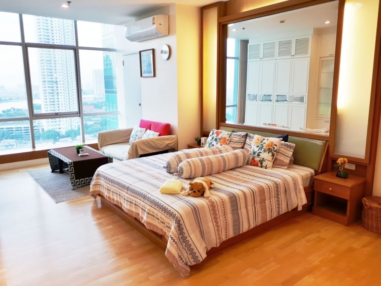 Baan Sathorn Chao Phraya for rent 2 bed ICON SIAM Fully-Furnish