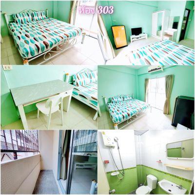 ห้องพักรวม ใกล้ ม.บูรพา : SRIVICHAI ROOM