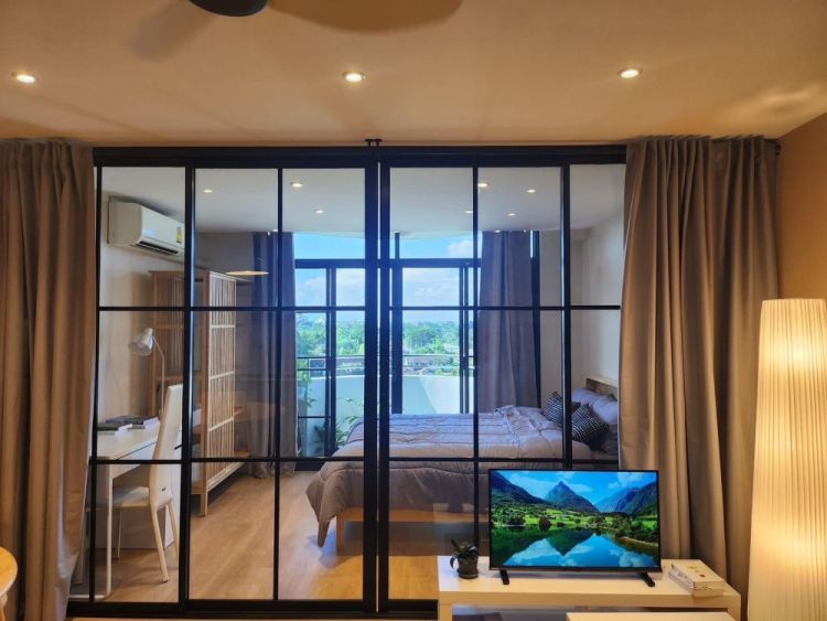 For rent, Nakhon Ping city view condo, 36 square meters, 1 bedroom, 9th floor,