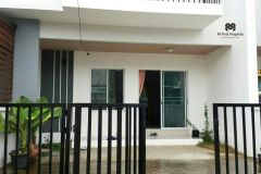 Two-Storey terraced house for rent/sale in Karnkanoktown 1 Subdivision in Saraphi,Chiangmai 8000 bah